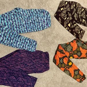 $$ 4 $$ BUNDLE LuLaRoe Leggings one size